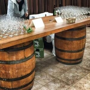 6’ Wine Barrel Bar