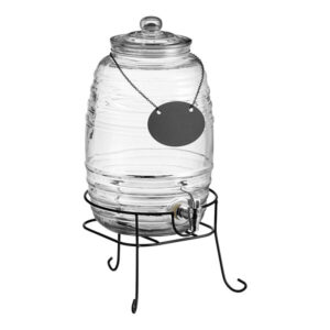 2.5 Gallon Glass Beverage Dispenser