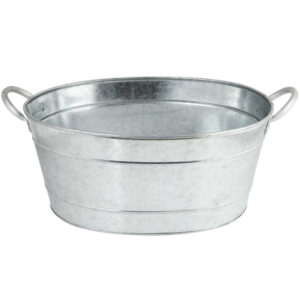 Galvanized Steel Beverage Tub 19" x 14" x 9"