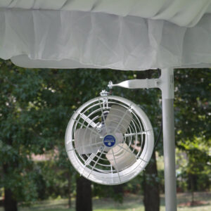 12"Air Circulation Tent Fan Pole Mounted